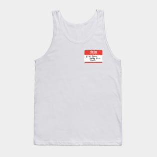 Hello My Name is Midwife Chummy Tank Top